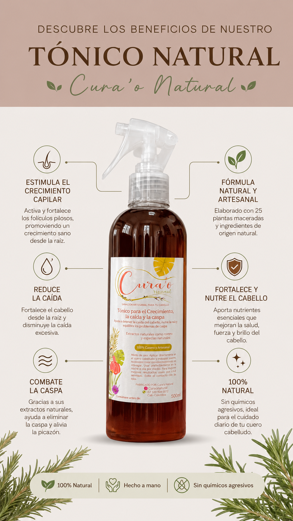 Tonico Capilar O Fermentado Herbal