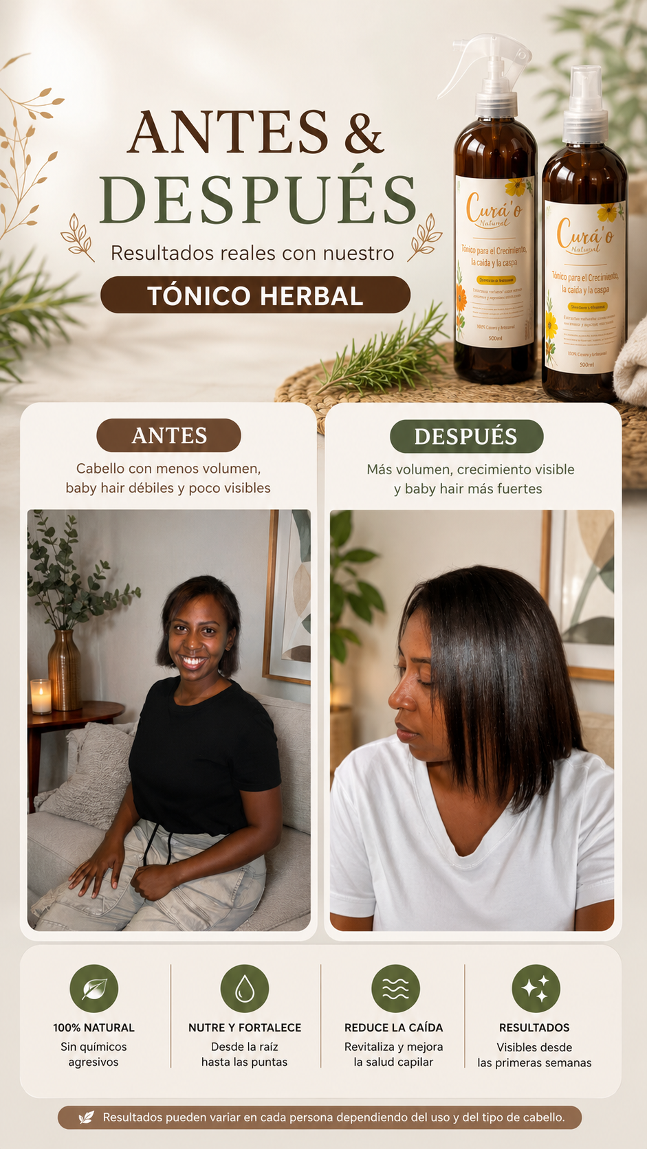 Tonico Capilar O Fermentado Herbal